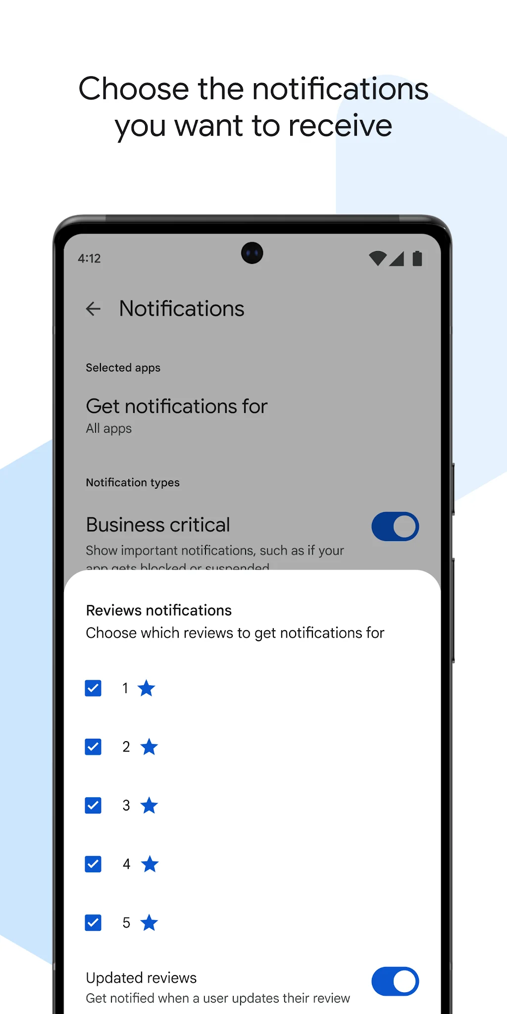 Schermata Google Play Console 6
