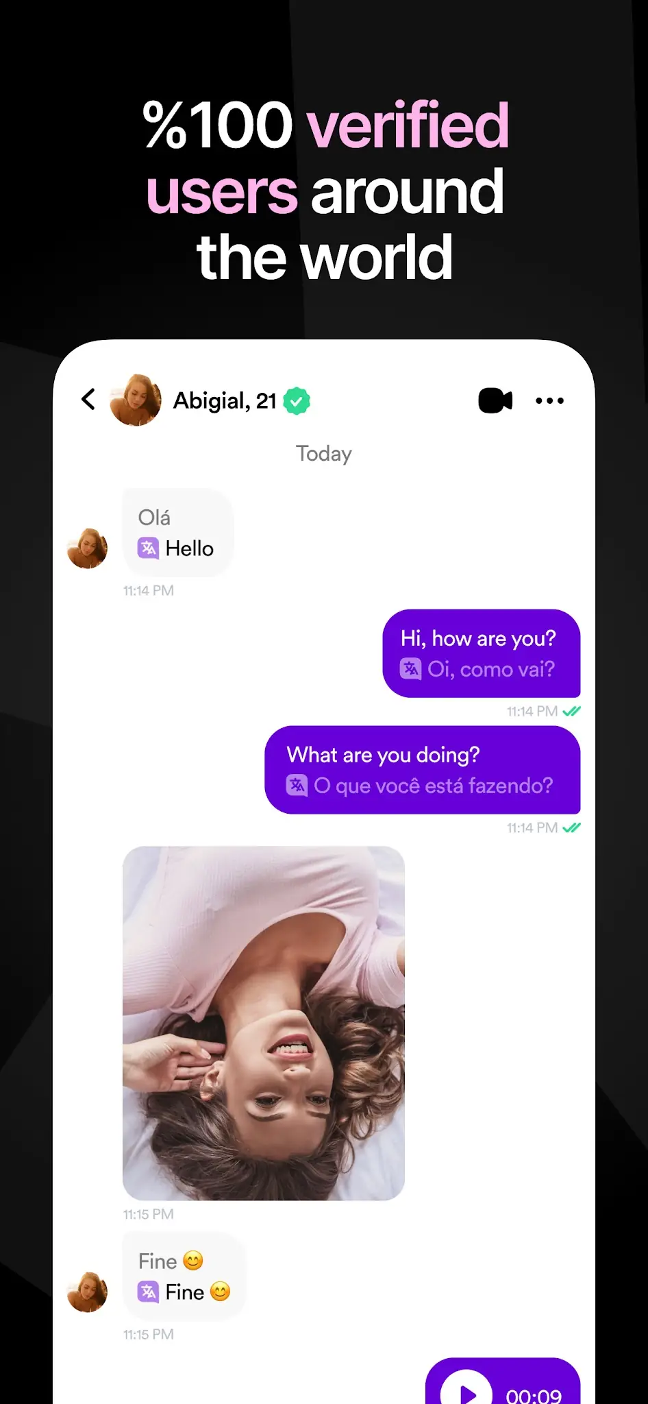 Zrzut ekranu Random Video Chat - MatchPub 4