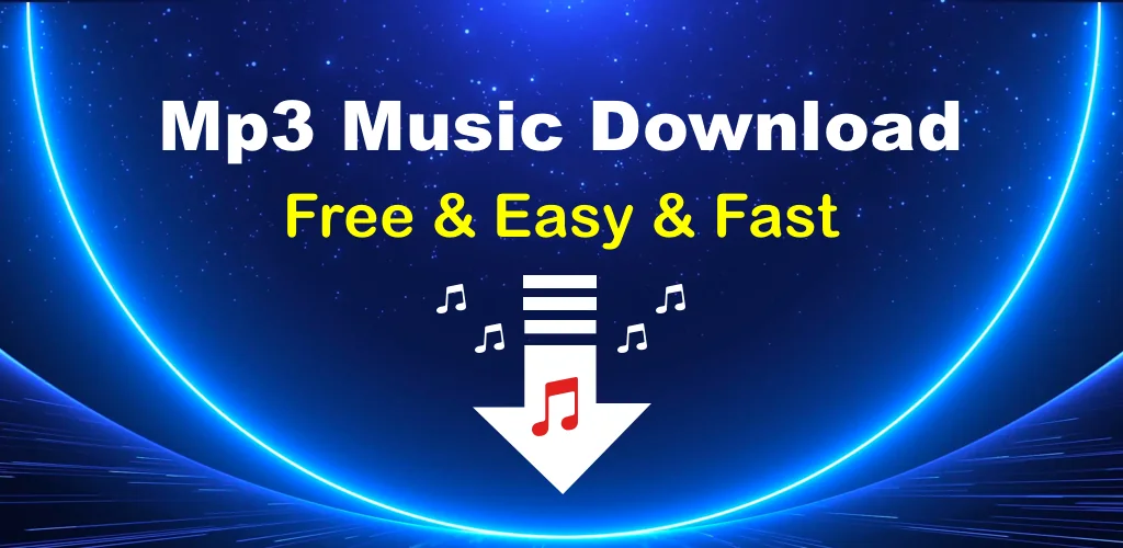 Laden Sie Musik Mp3 herunter App Titelbild für Android