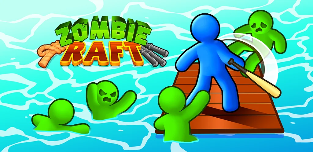 Zombie Raft trò chơi Hình ảnh bìa cho Android