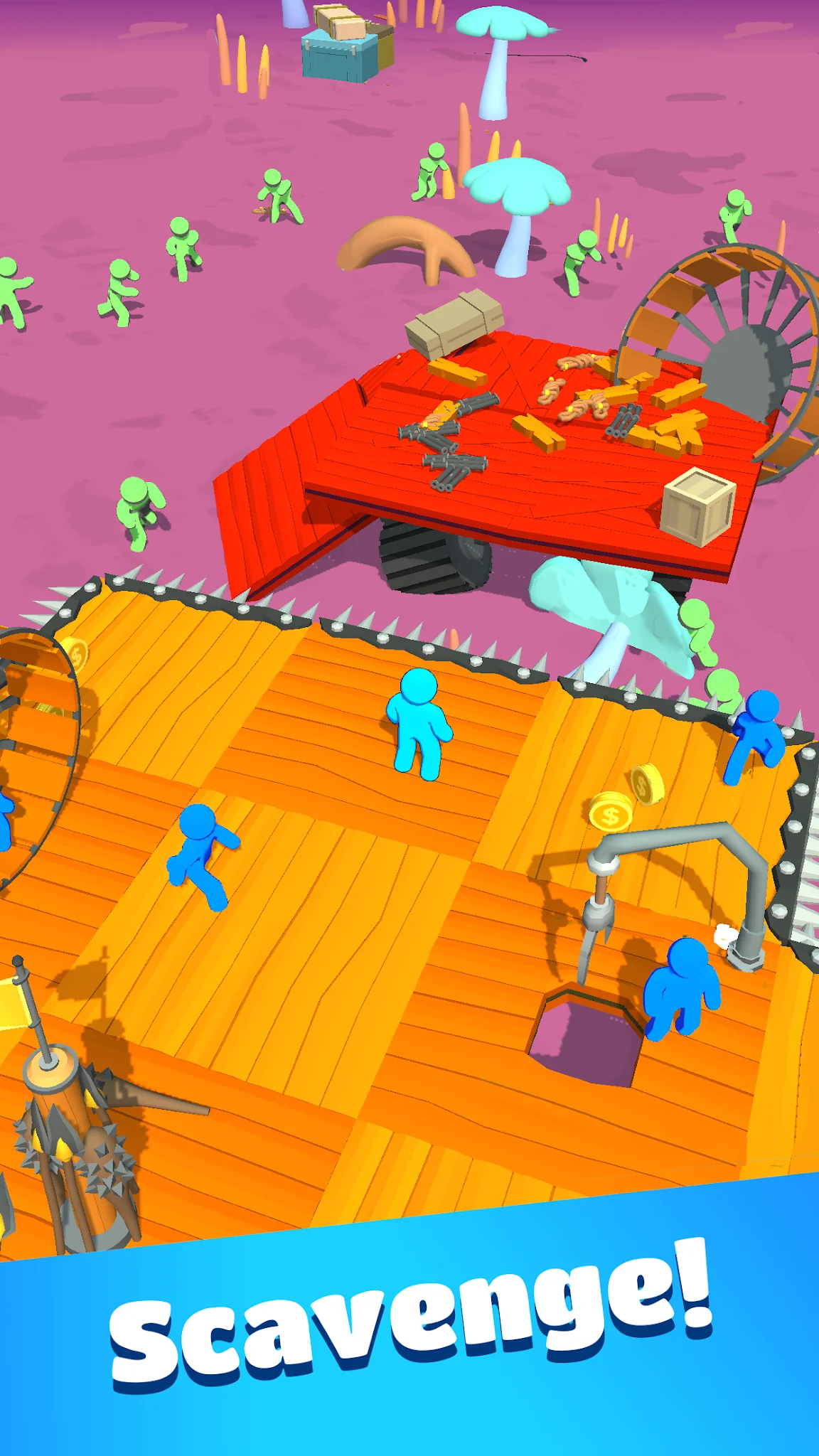 Ảnh chụp màn hình Zombie Raft 3
