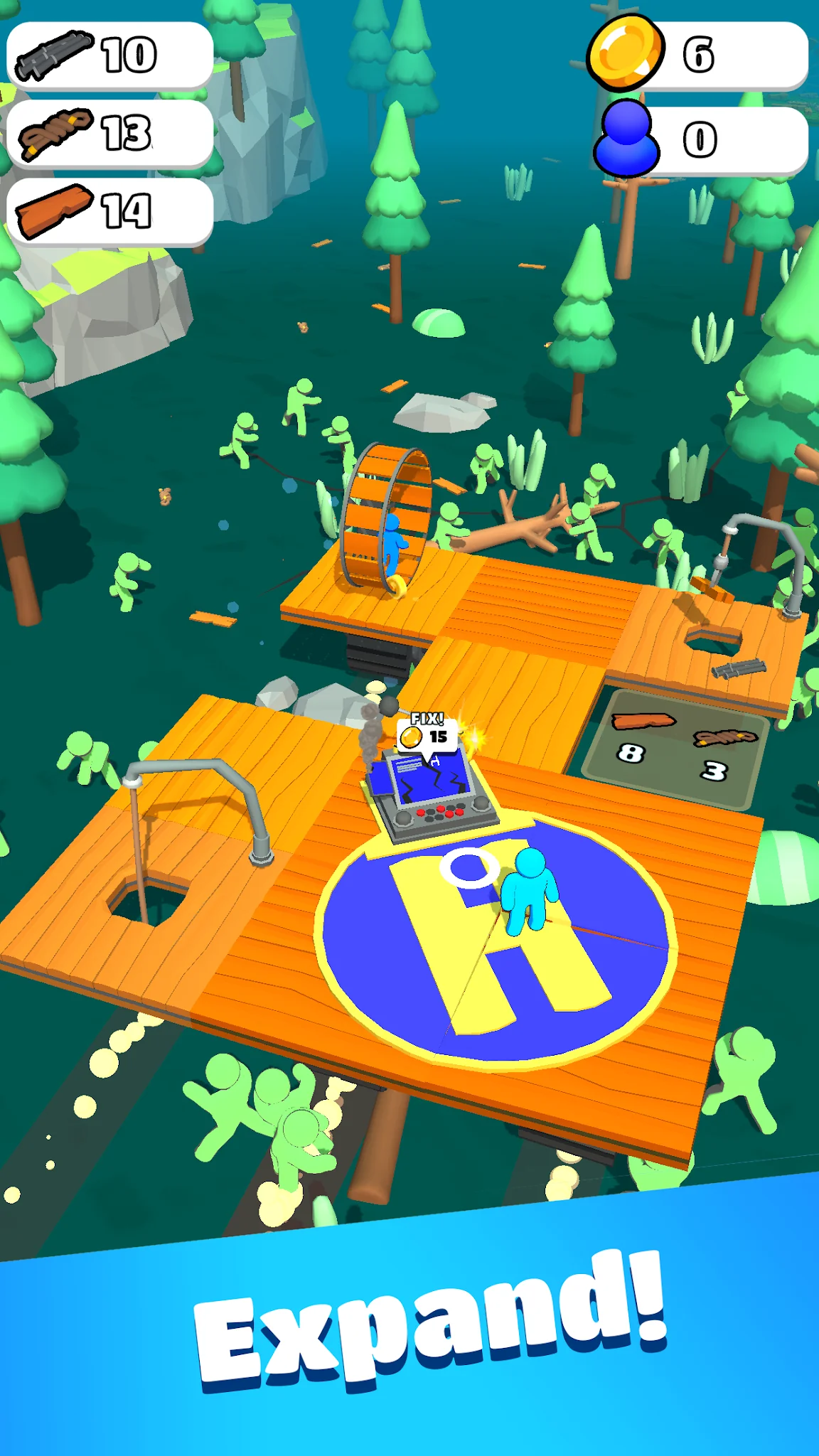 Ảnh chụp màn hình Zombie Raft 5