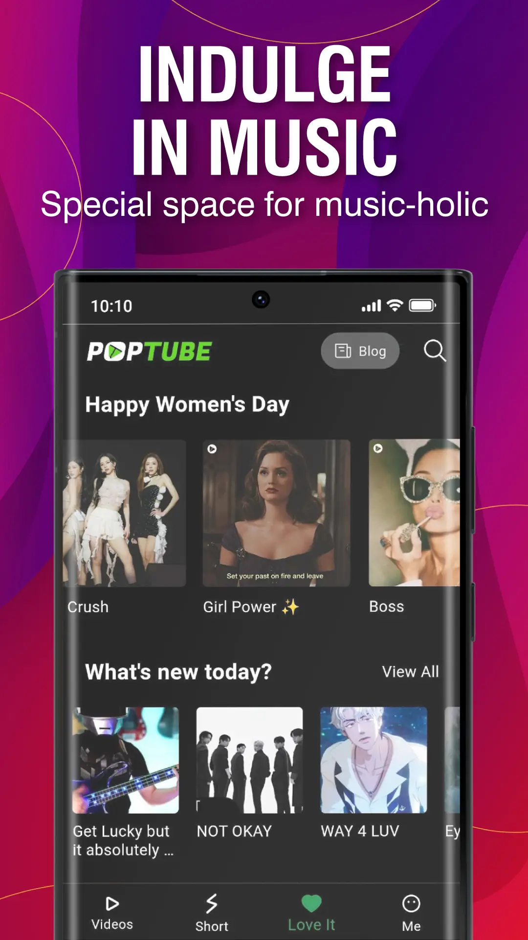 Скриншот POPTube 2