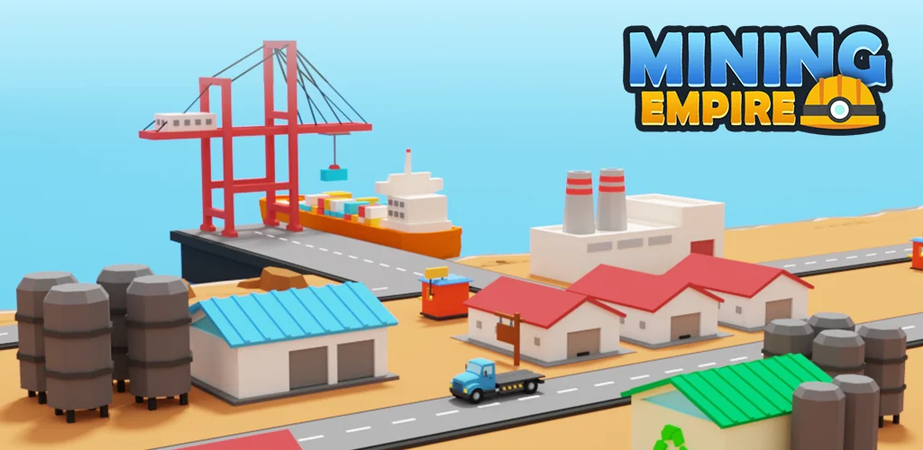 Mining Empire: Idle Metal Inc trò chơi Hình ảnh bìa cho Android