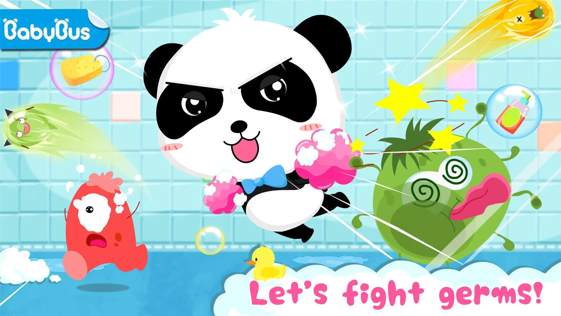 Tangkapan layar Waktu Mandi Bayi Panda 1