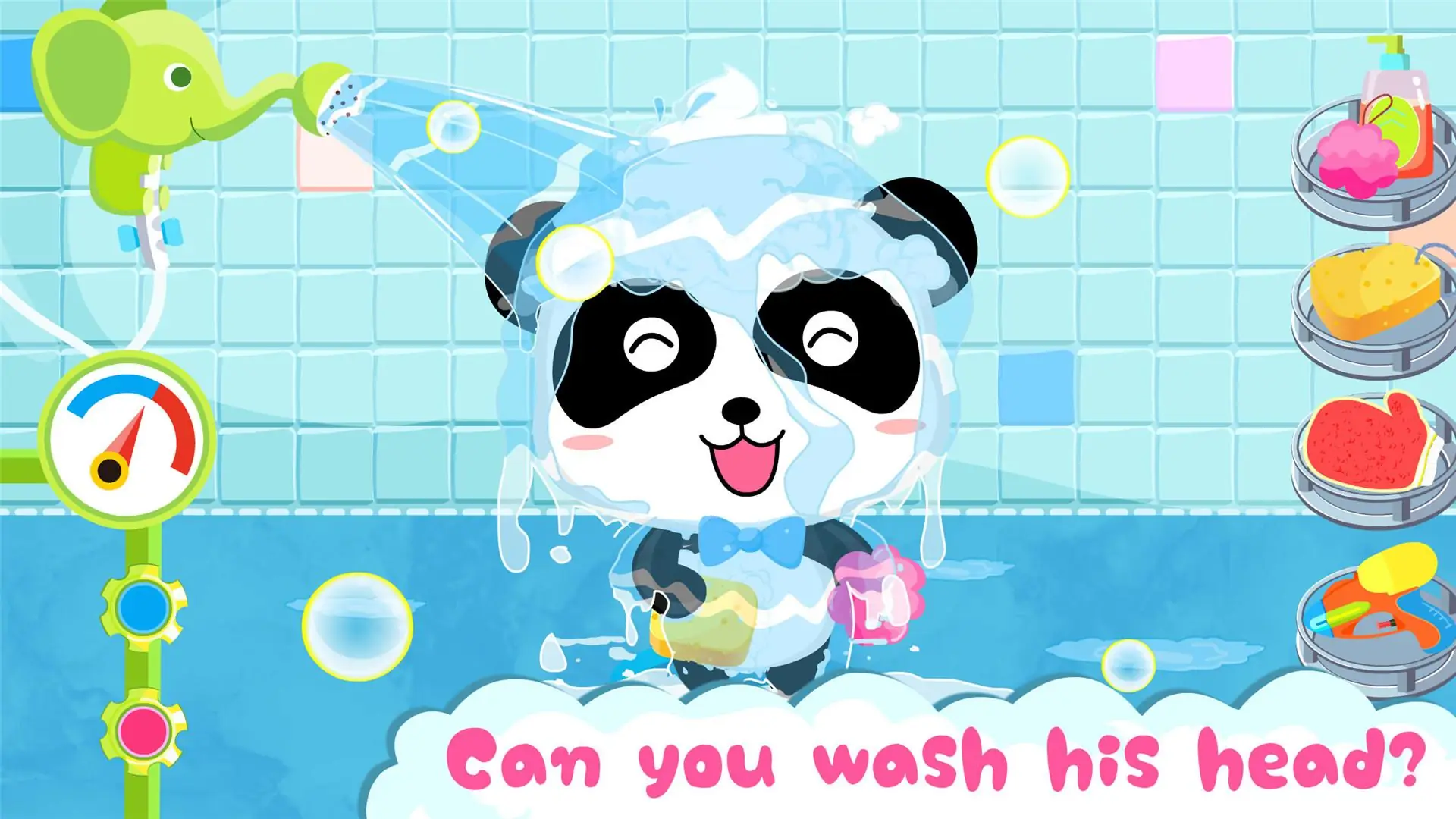 Tangkapan layar Waktu Mandi Bayi Panda 4