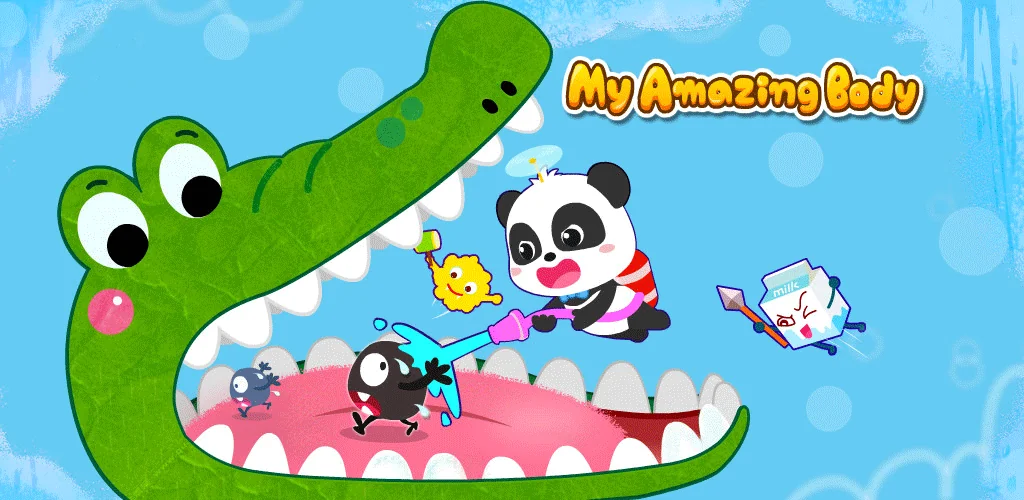 Aventure Corps Bébé Panda jeu cover art for Android