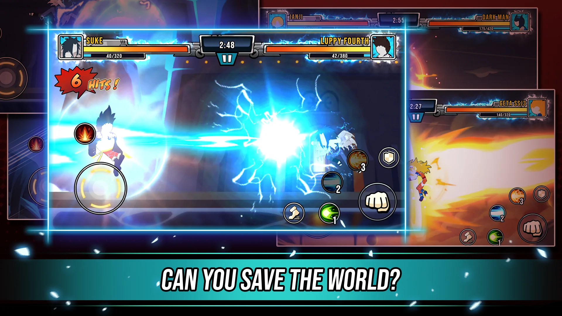 Screenshot Super Stickman Dragon Warriors 8