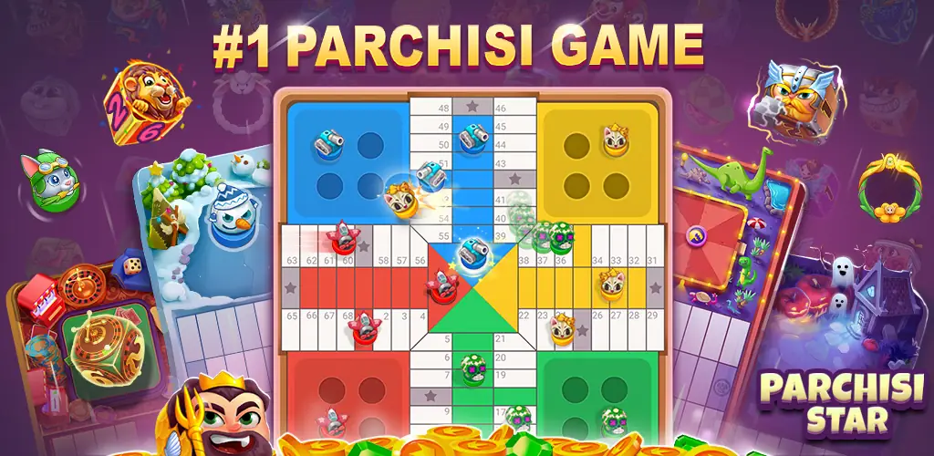 Parchisi STAR Online Spiel Titelbild für Android