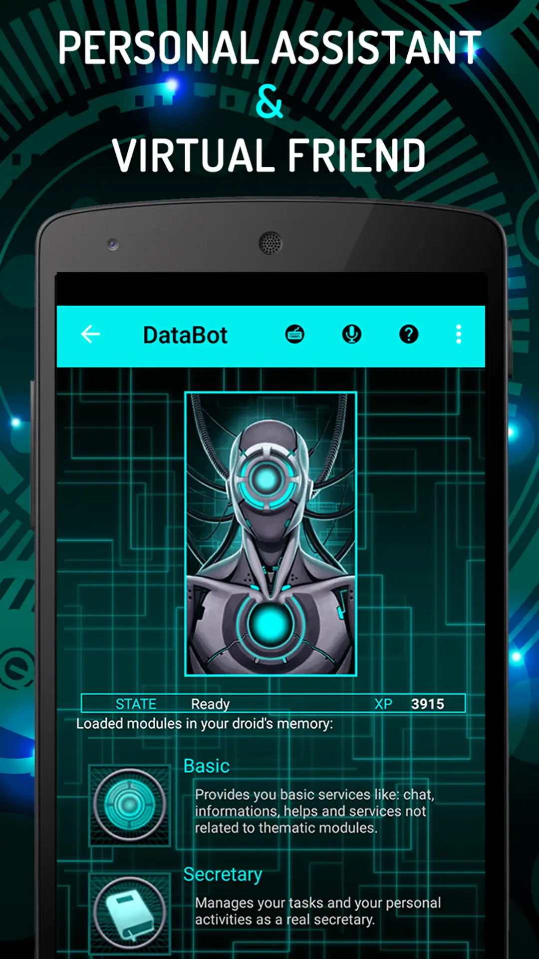 Скриншот Voice Assistant DataBot AI 1