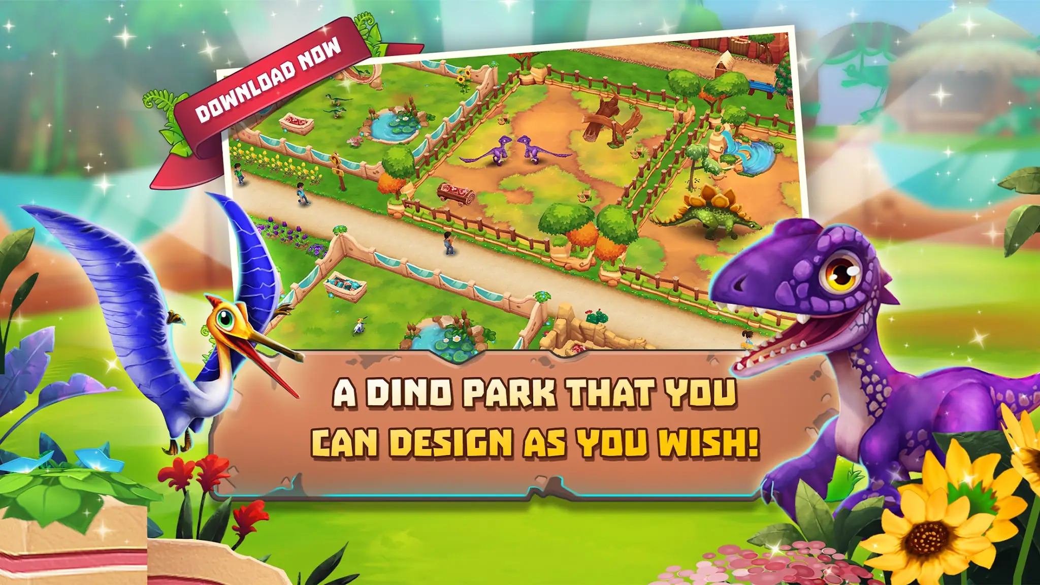 ภาพหน้าจอ Dinosaur Park 2