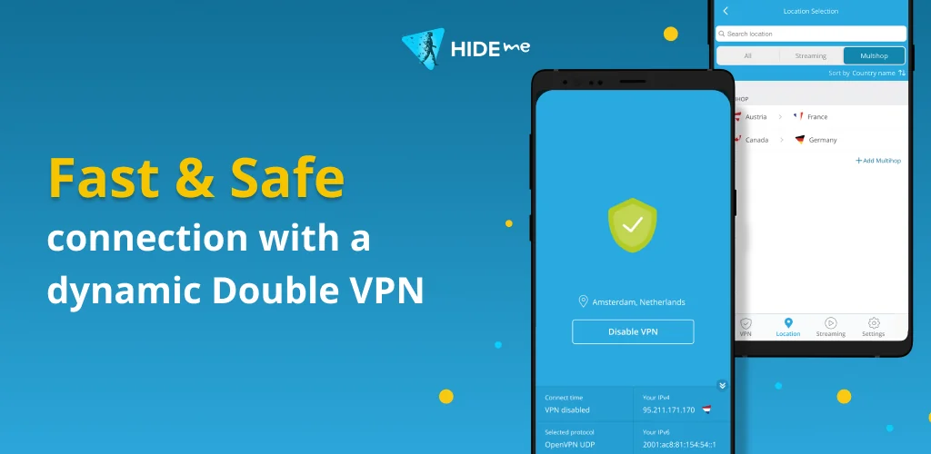 hide.me VPN aplikacja okładka dla Androida