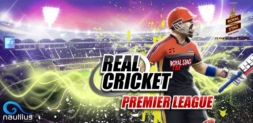 Real Cricket Premier League Spiel Titelbild für Android
