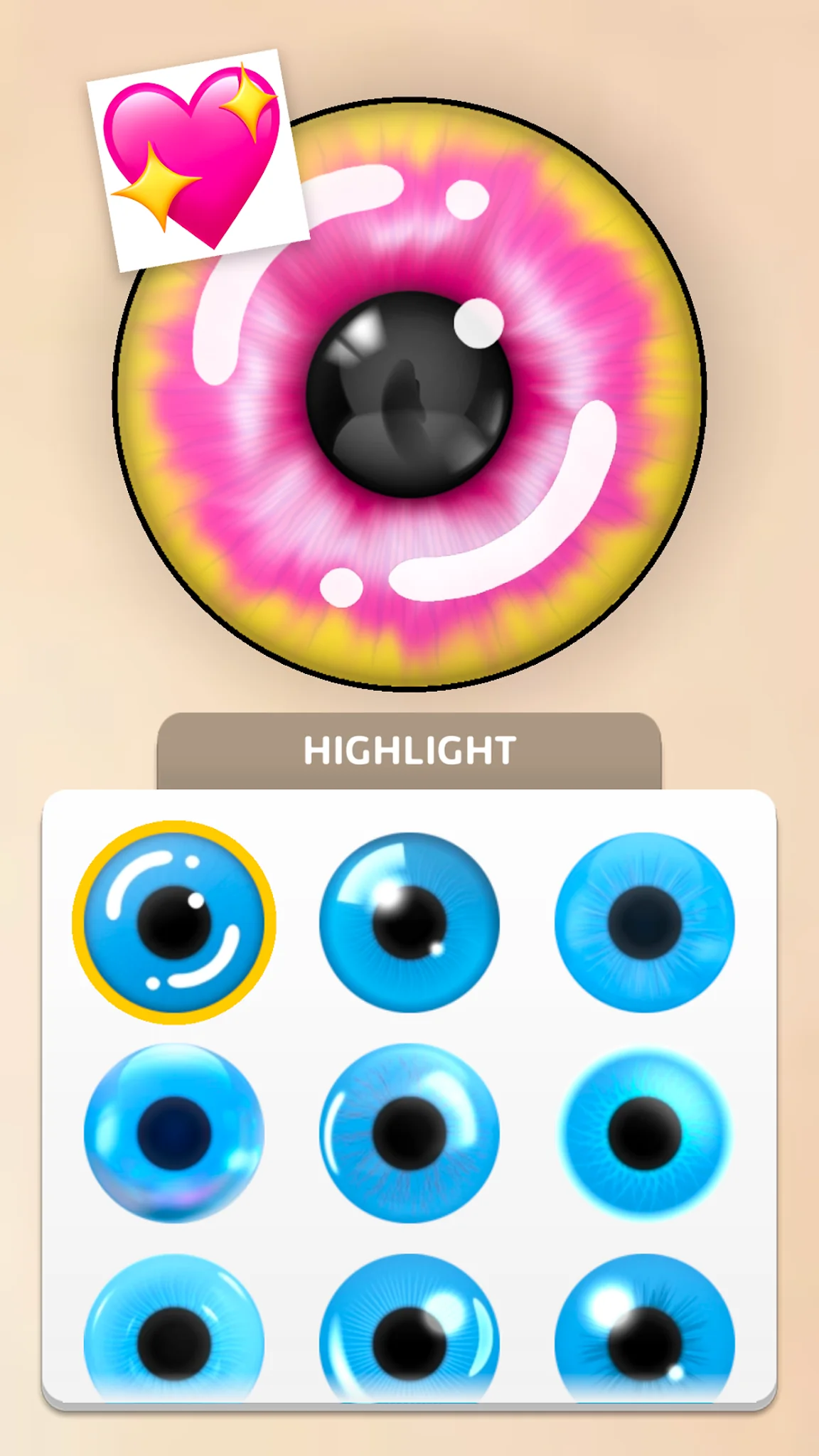 Schermata Mix Colore Occhi 4