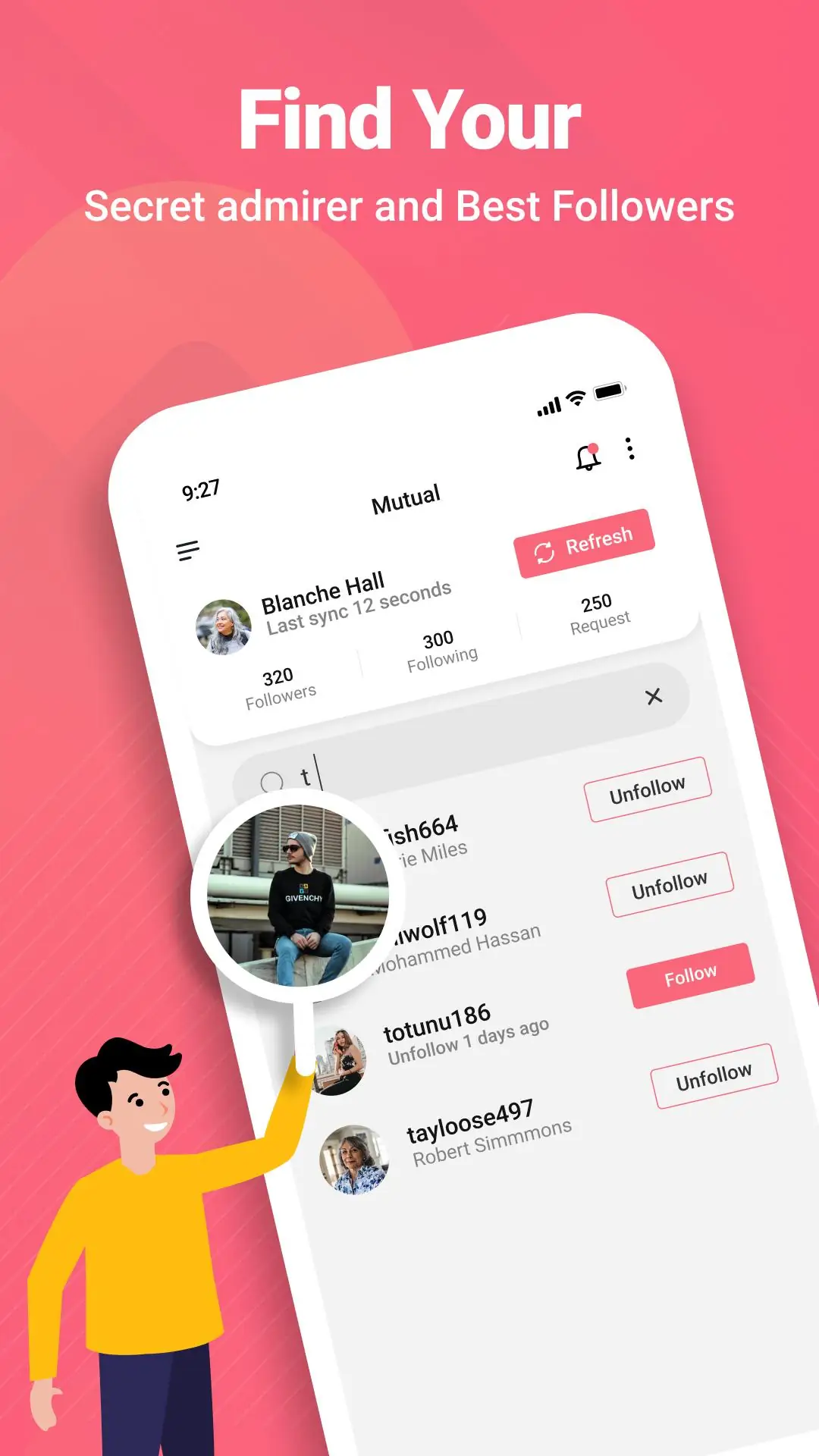Screenshot Followers & Unfollowers 4