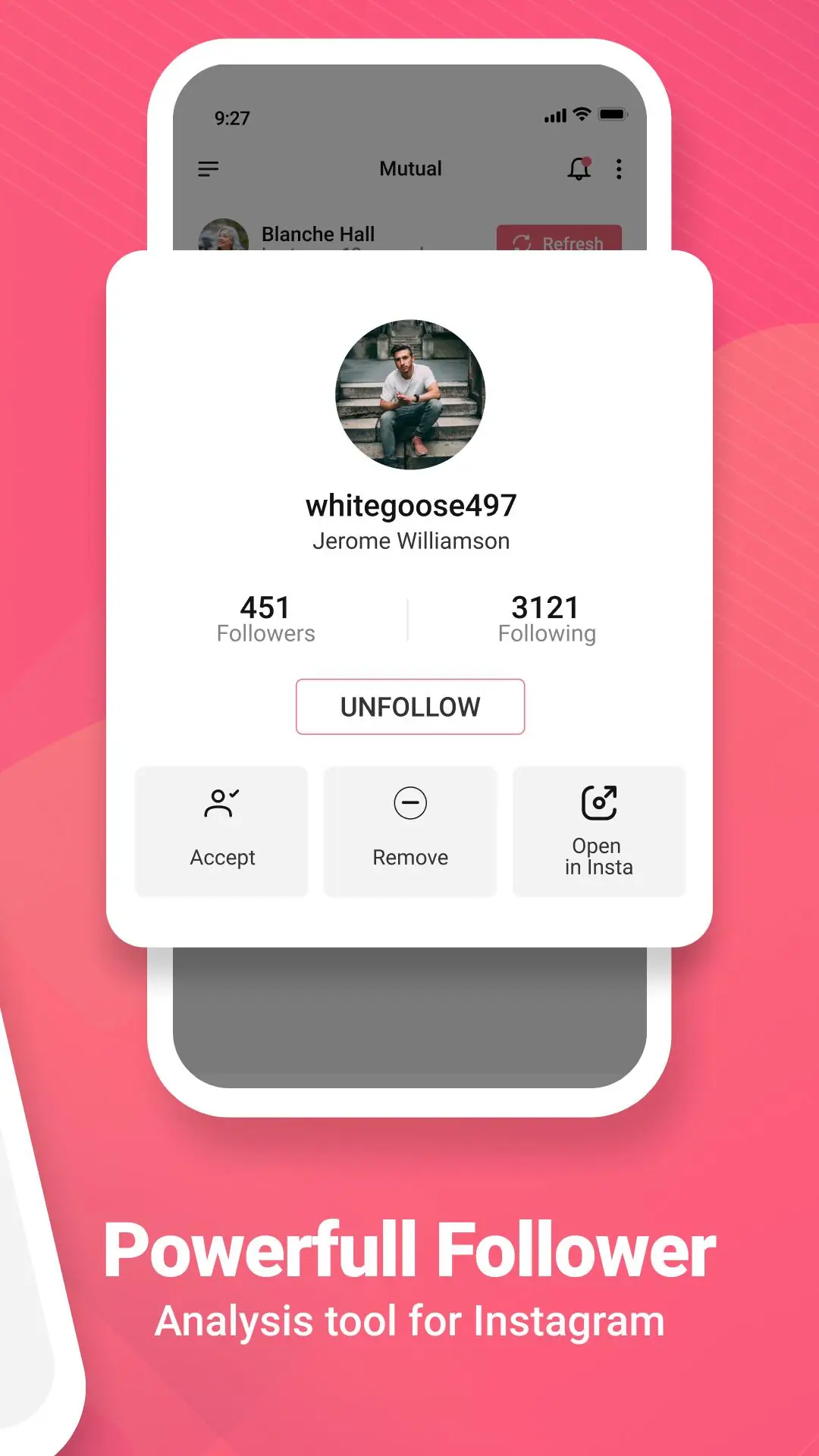 Screenshot Followers & Unfollowers 5