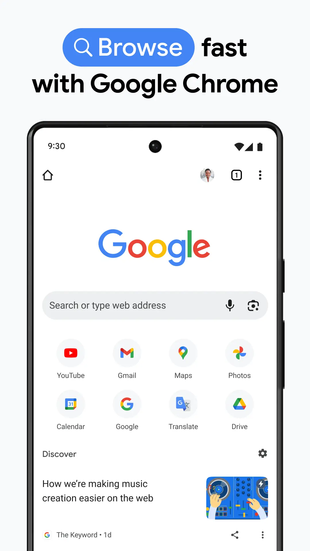 Captură de ecran Google Chrome 1