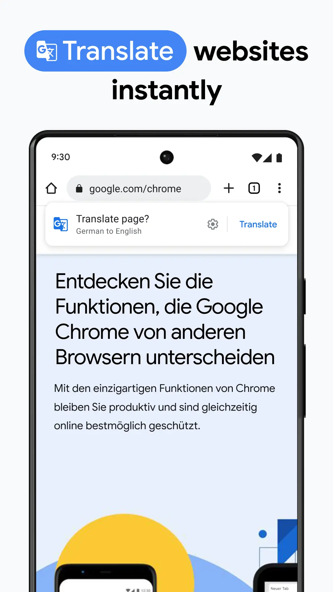 Captură de ecran Google Chrome 3