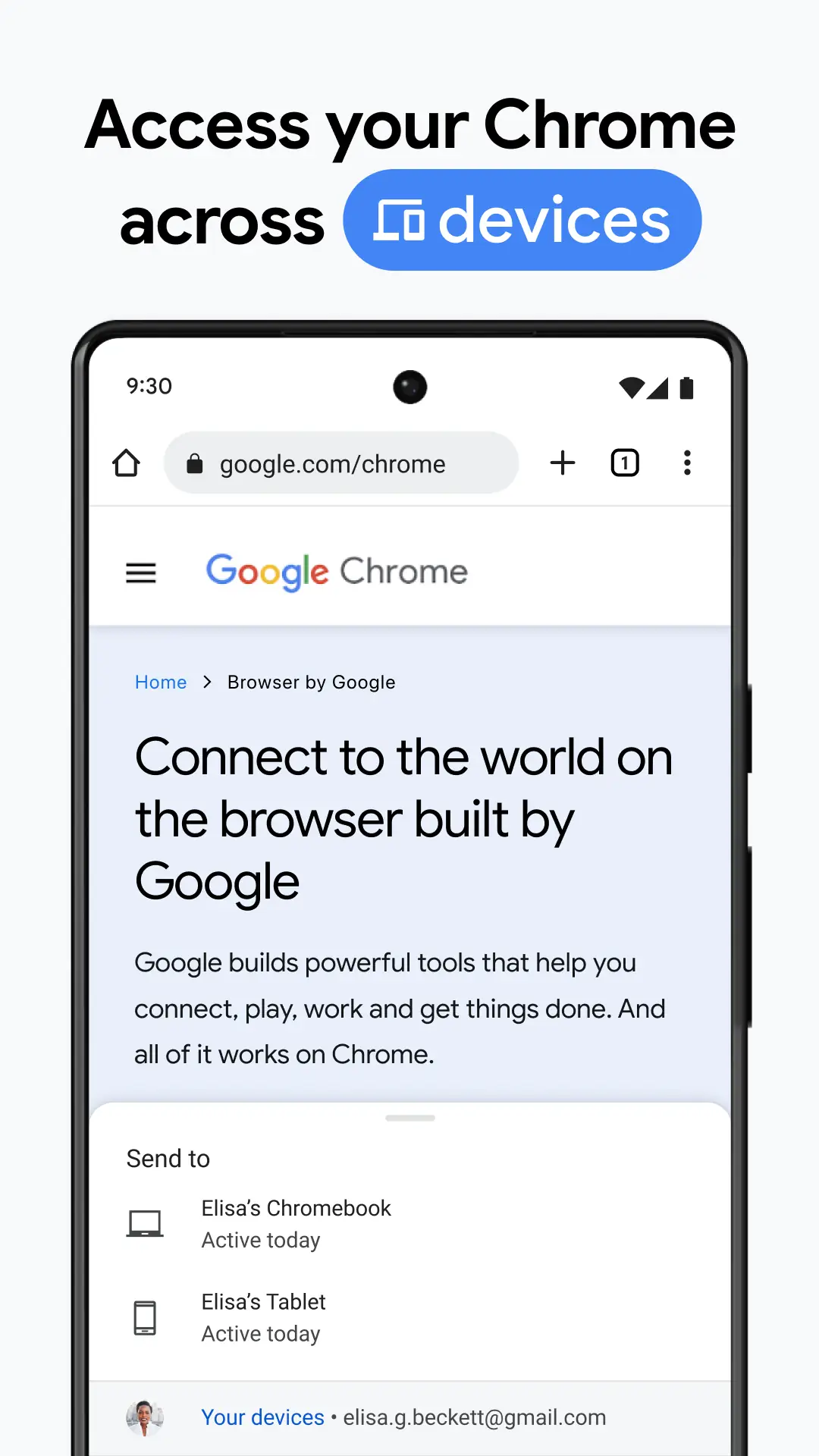 Captură de ecran Google Chrome 5
