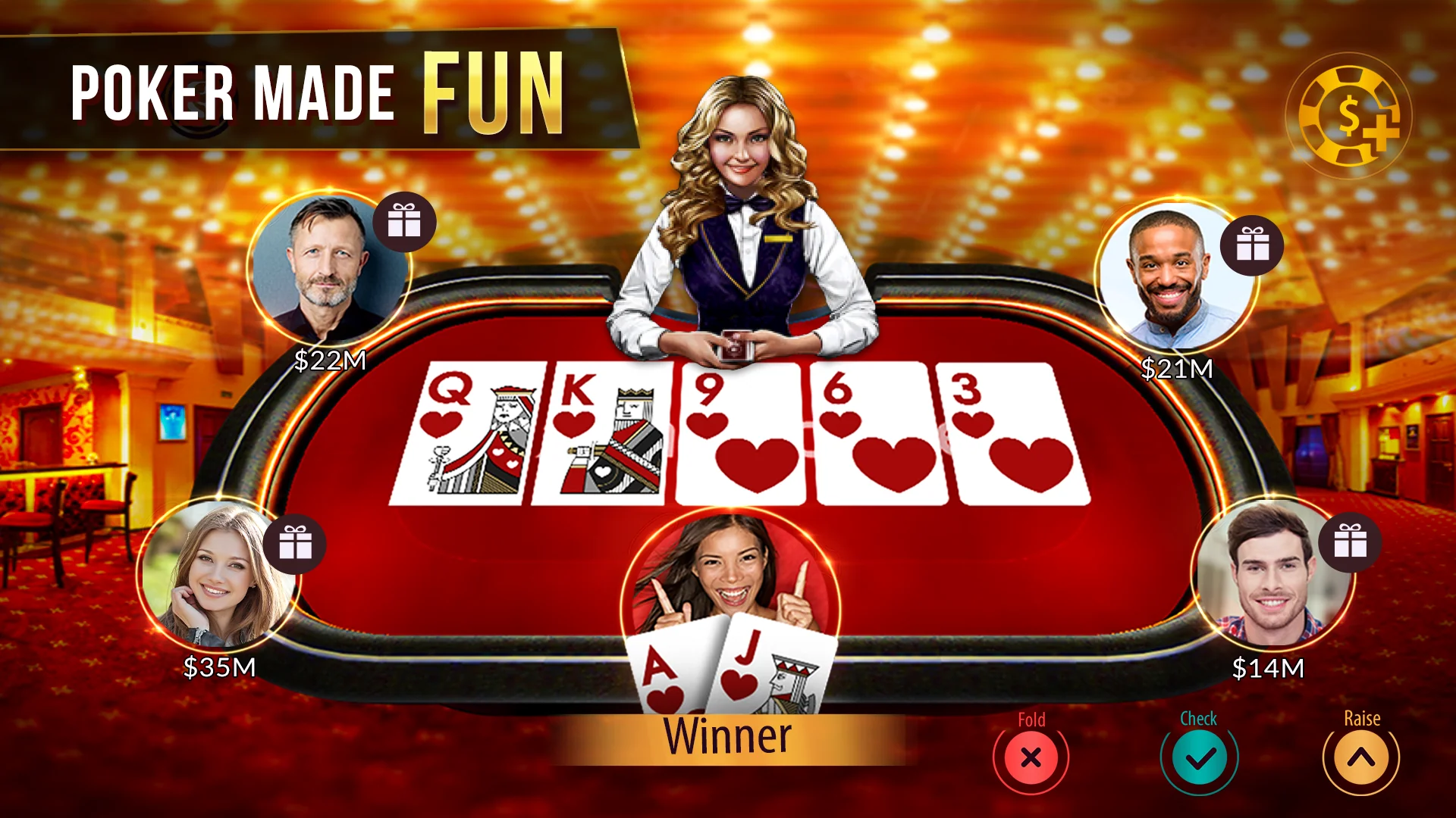 Zrzut ekranu Zynga Poker- Texas Holdem Game 3
