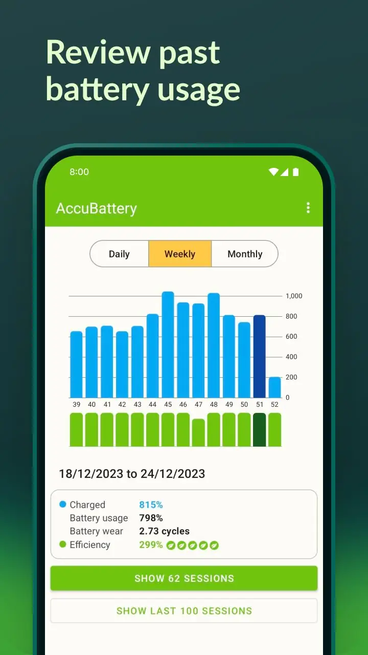 Captura de pantalla Accu​Battery 2