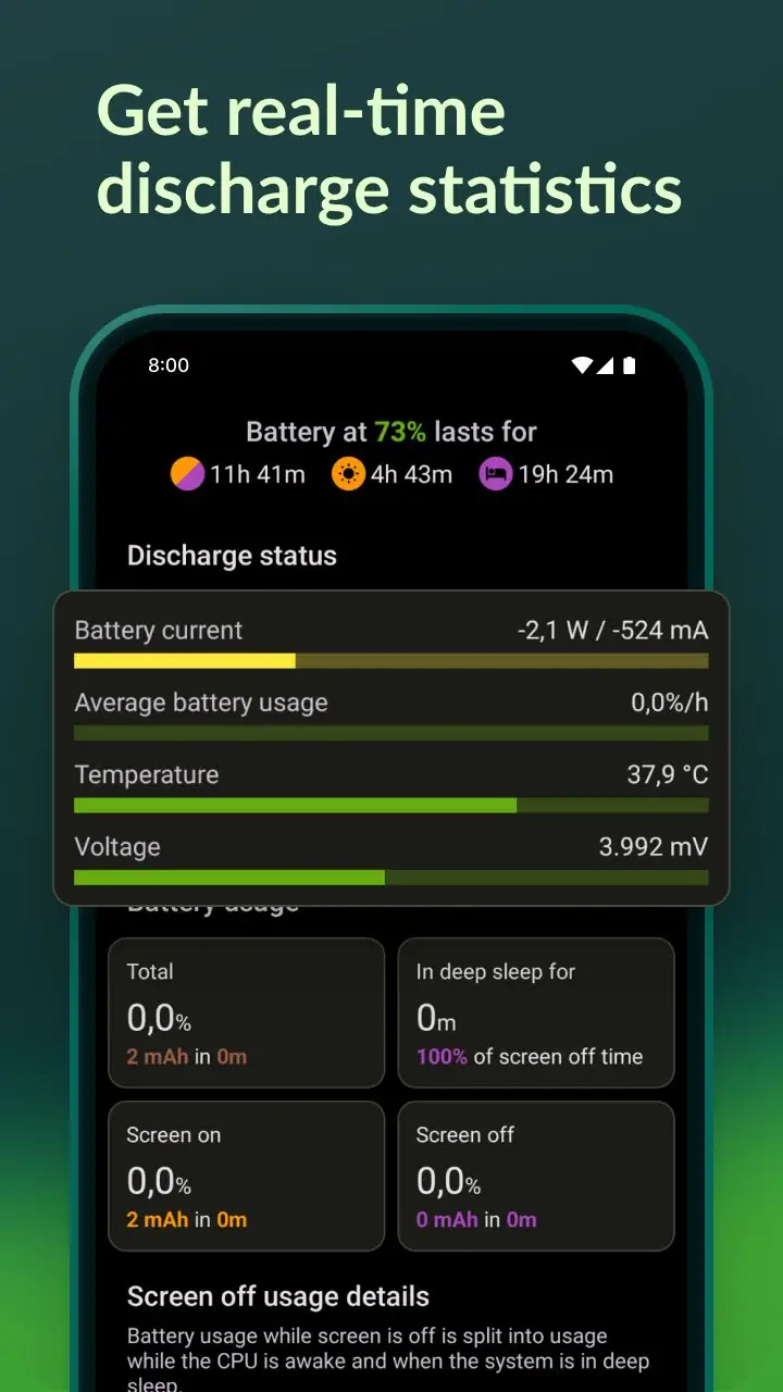 Captura de pantalla Accu​Battery 3