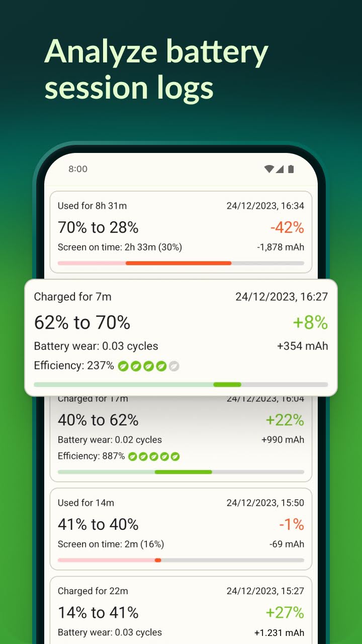 Schermata Accu​Battery 7