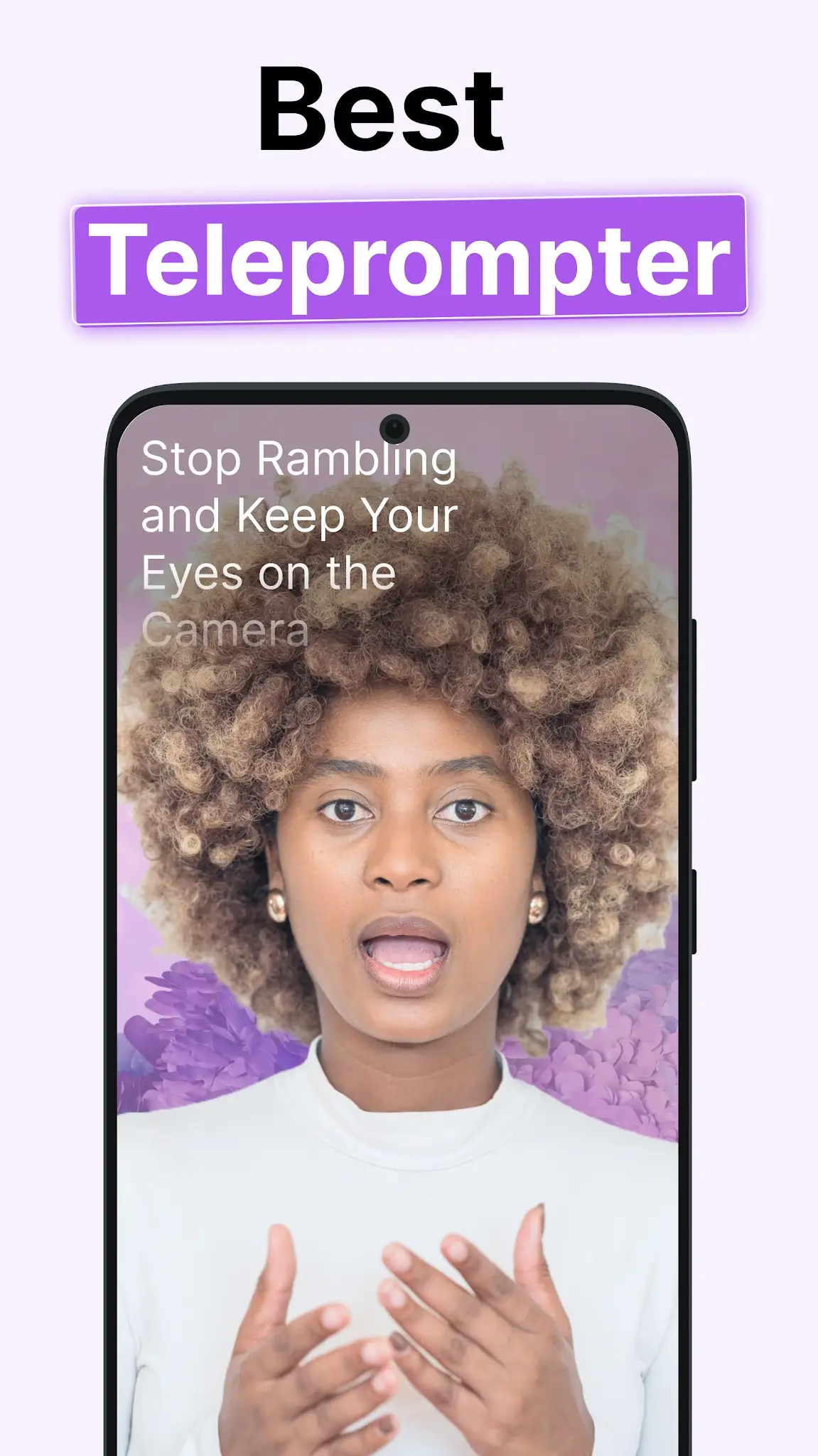 Скриншот BIGVU Teleprompter & Captions 1