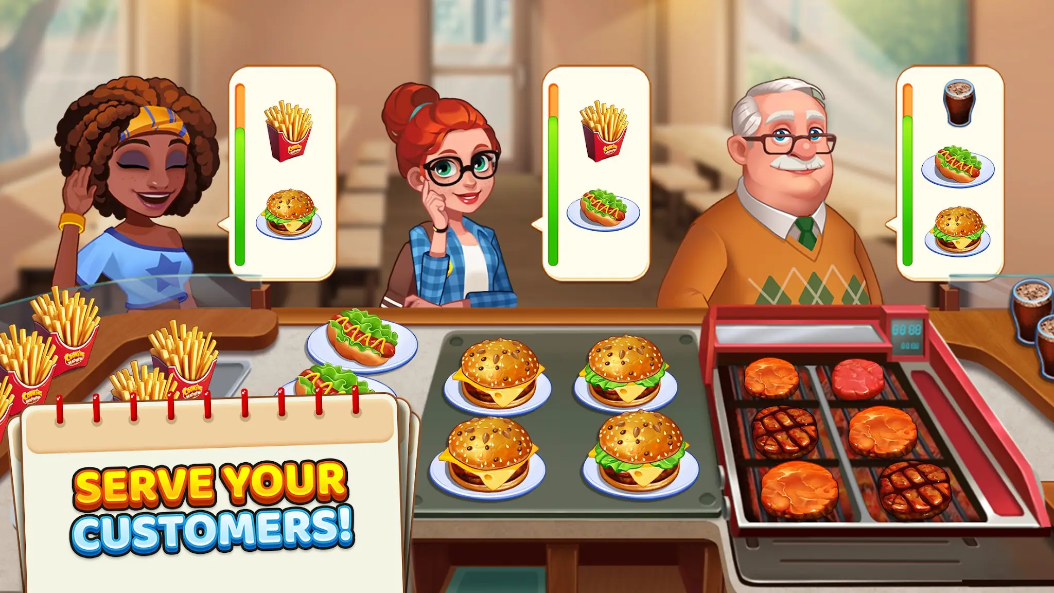Снимка на екрана Cooking Madness: A Chef's Game 1