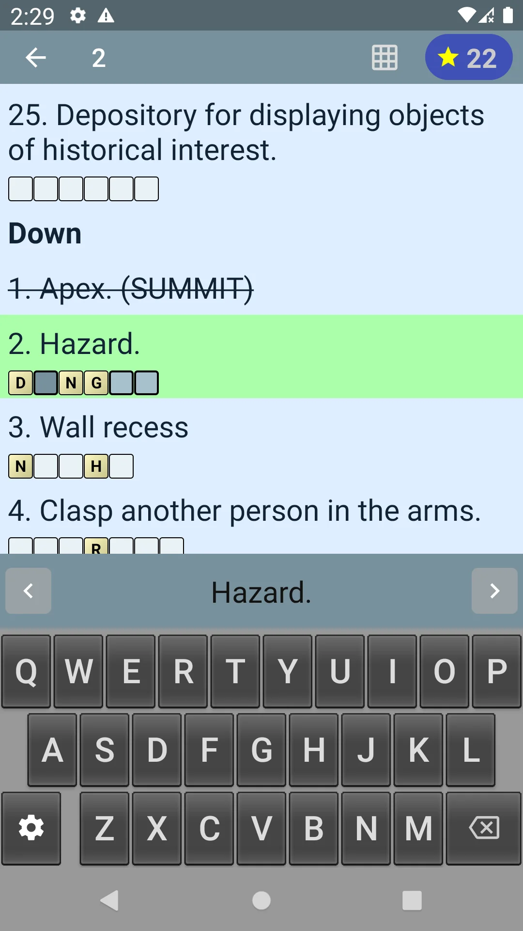 Captură de ecran English Crossword puzzle 5