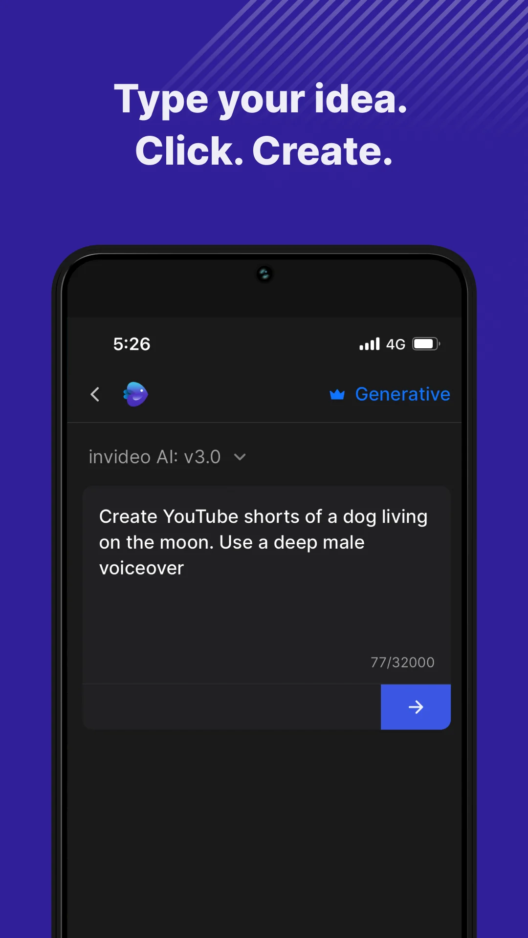 Скриншот invideo AI: AI Video Generator 2