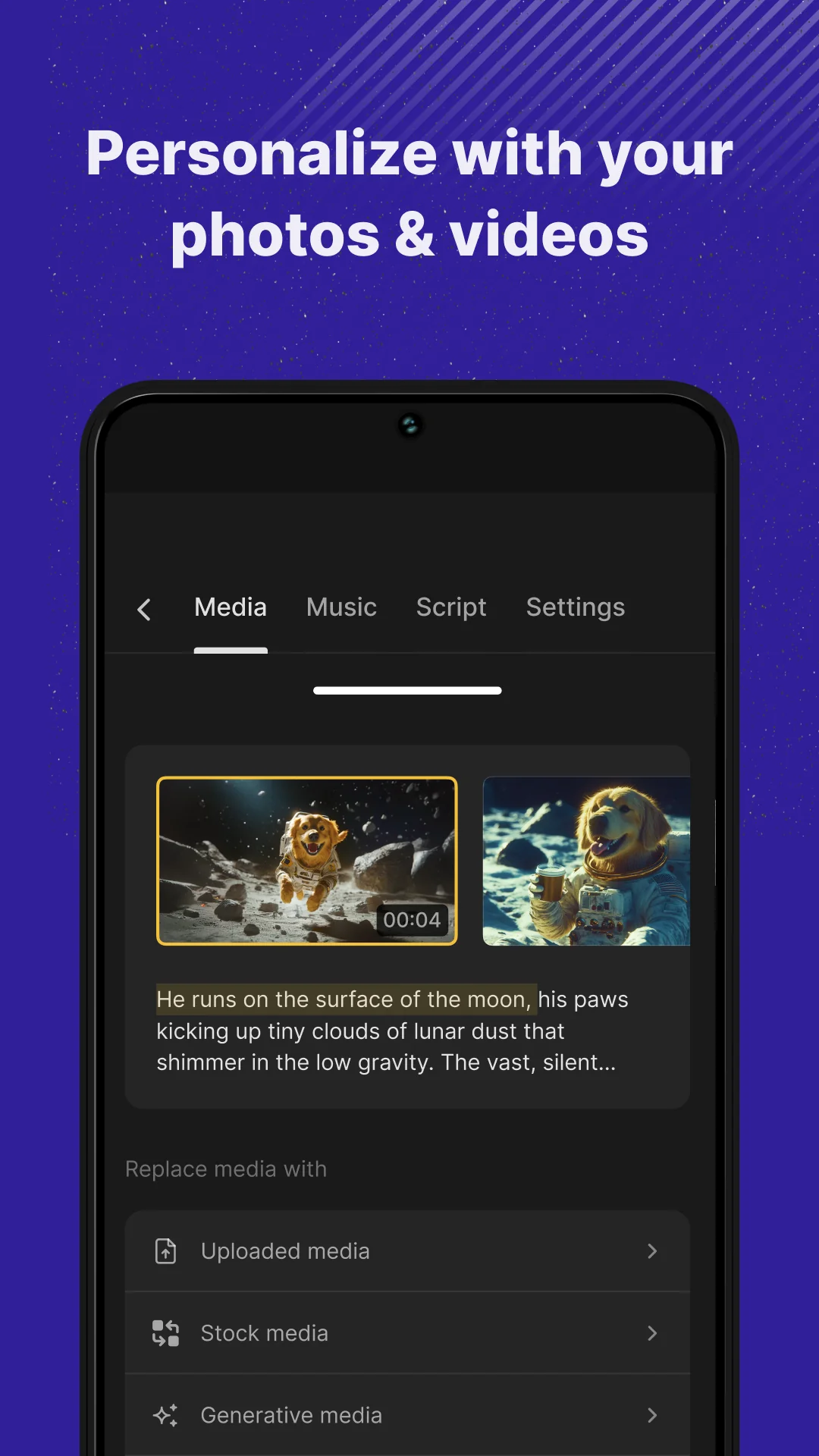 Скриншот invideo AI: AI Video Generator 4