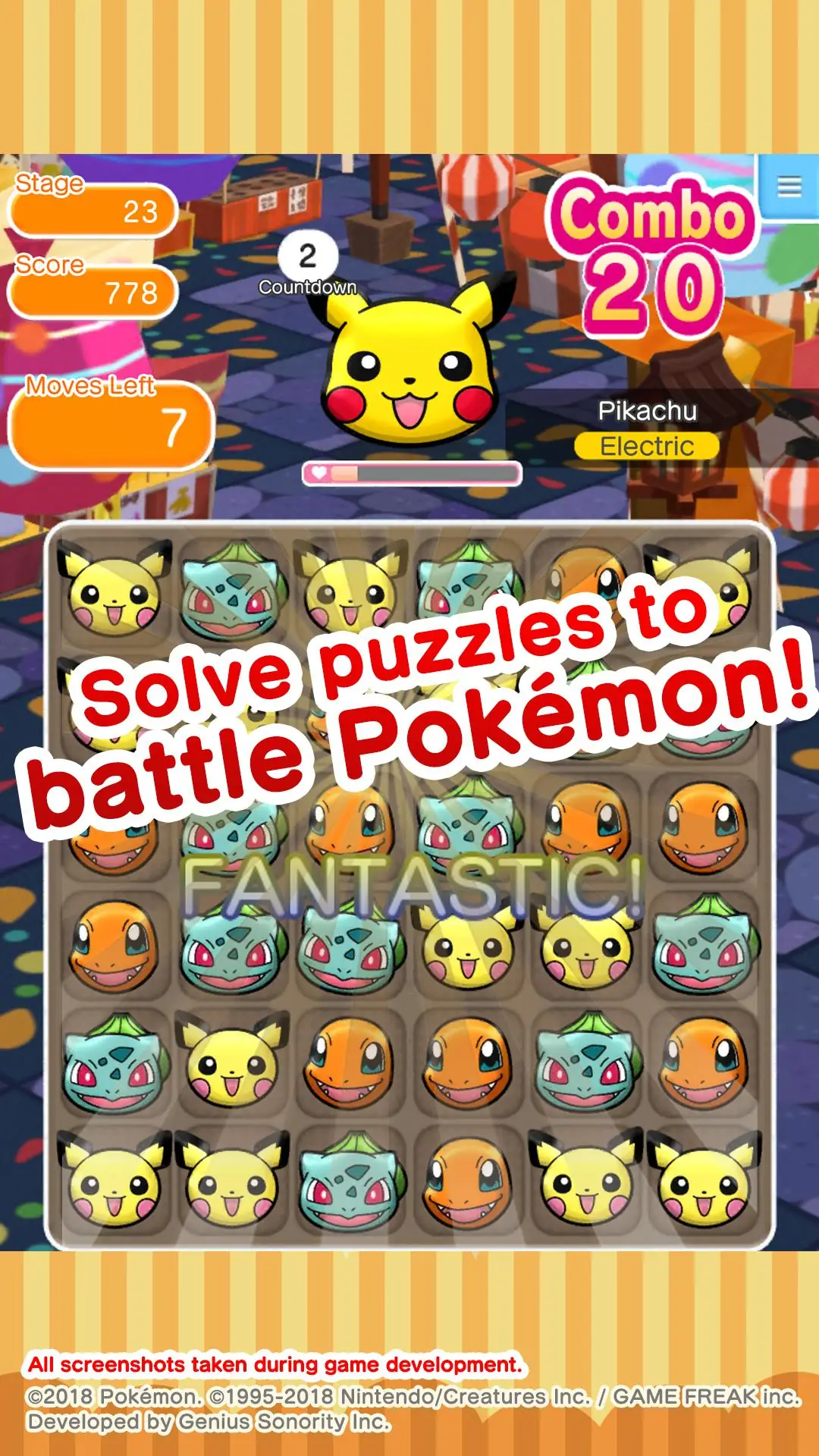 스크린샷 Pokémon Shuffle 2