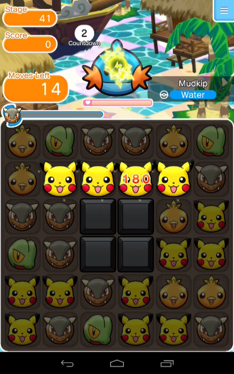 스크린샷 Pokémon Shuffle 6