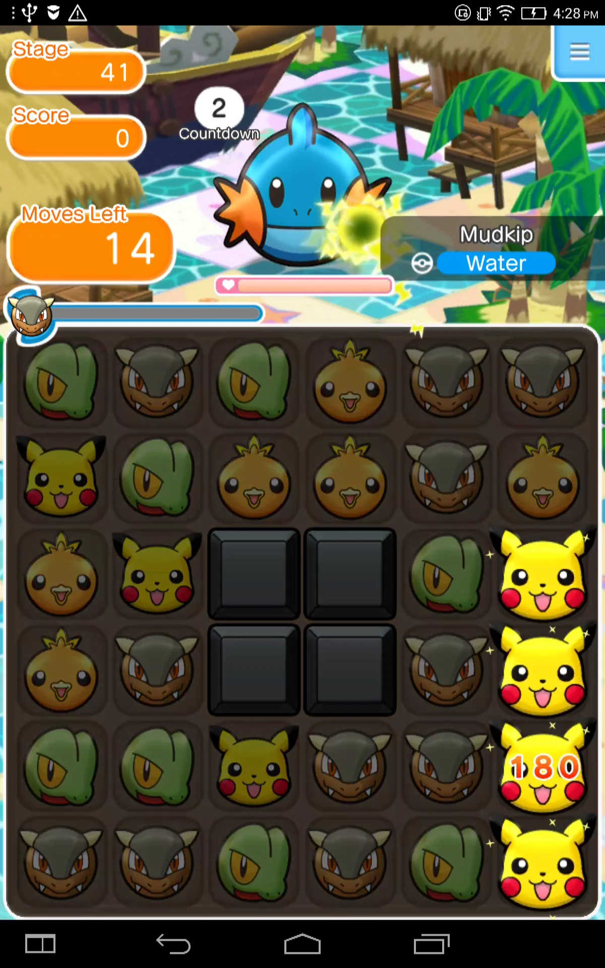 스크린샷 Pokémon Shuffle 8