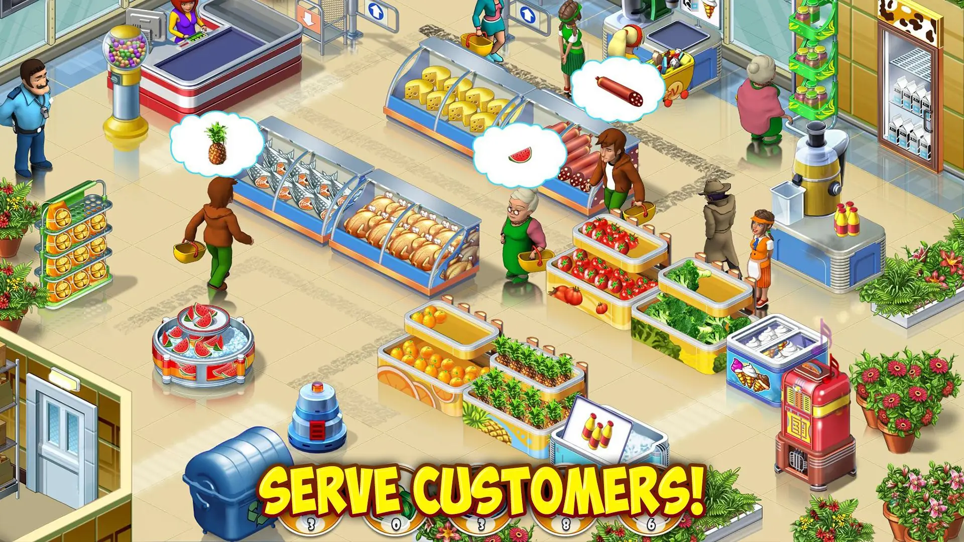 Tangkapan layar Supermarket Mania Journey 7