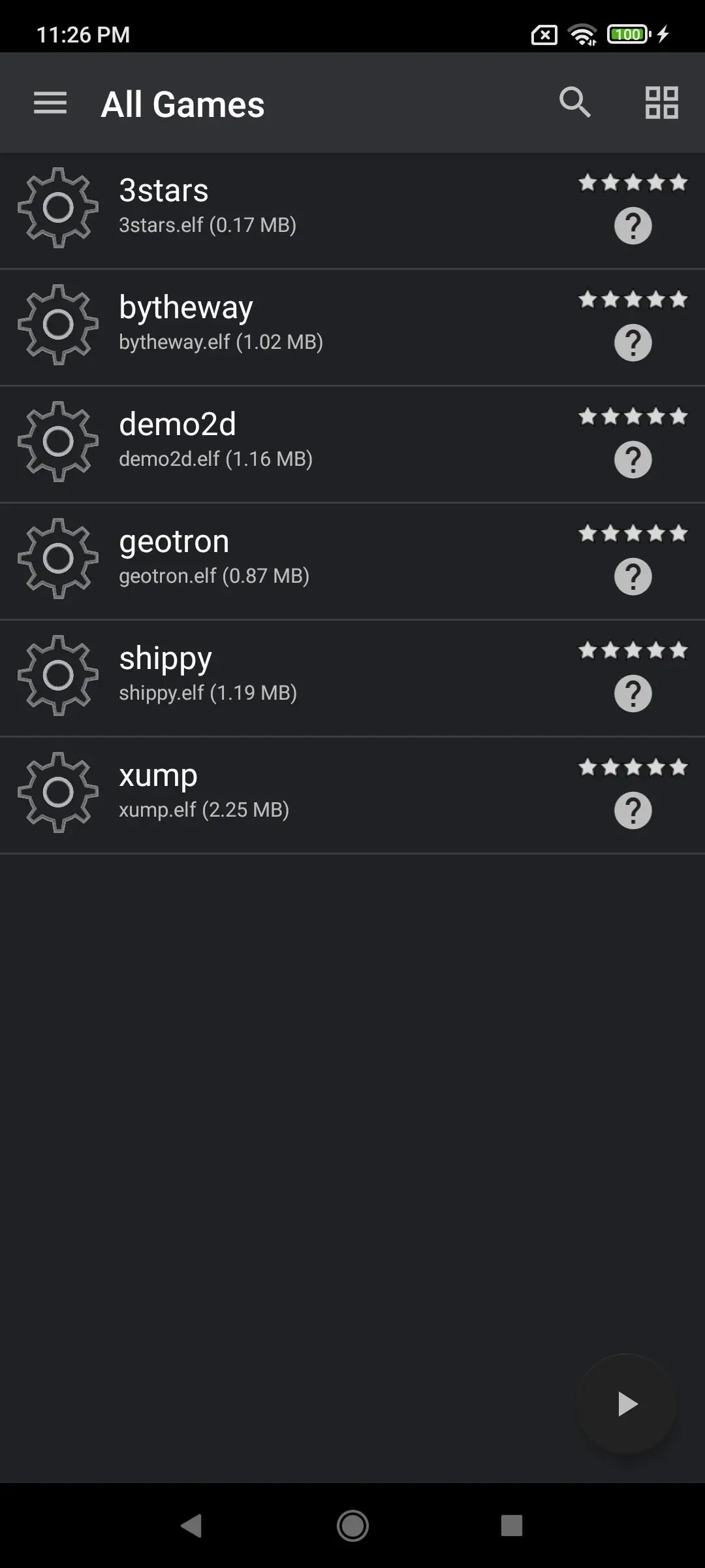 لقطة شاشة AetherSX2 %د