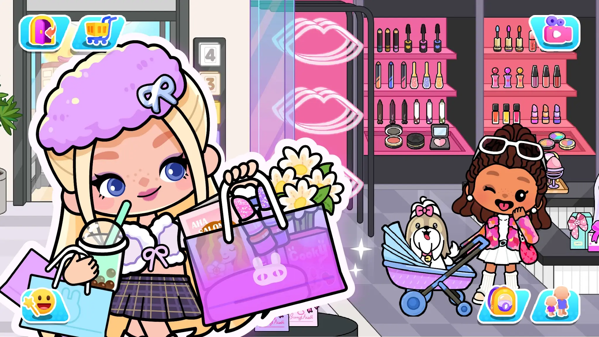 Screenshot Aha World: Doll Dress-Up Game 4