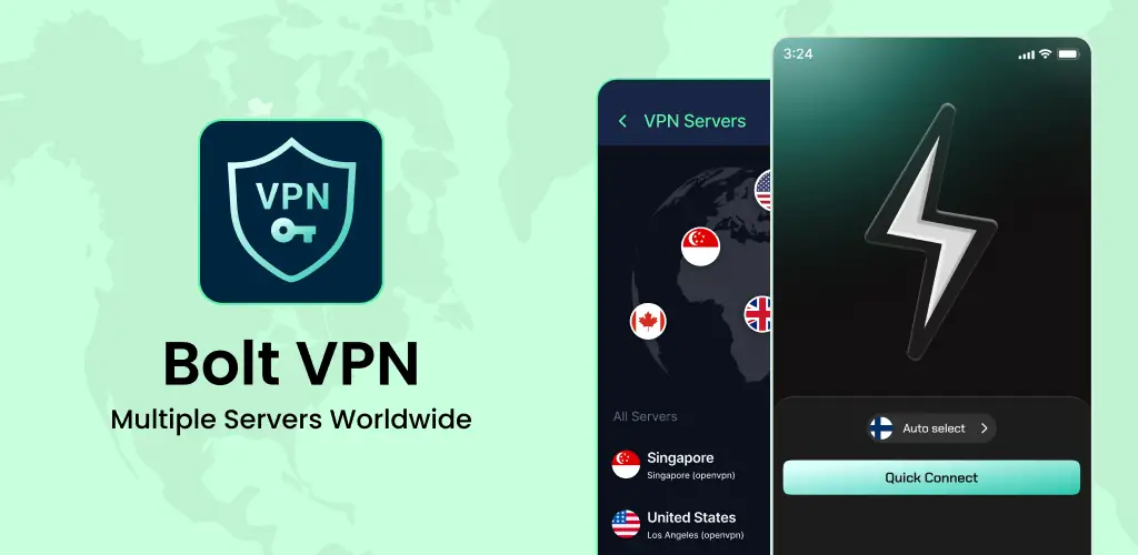 Bolt VPN: Fast & Secure VPN aplicația copertă pentru Android