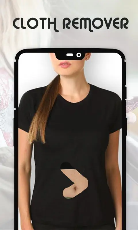 Снимка на екрана Audrey Body Scanner app - Cloth Remover Simulator 1