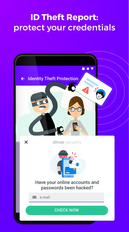 Snímek obrazovky dfndr security 2