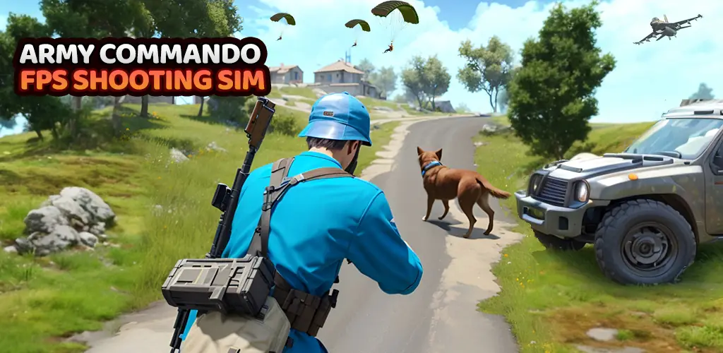 Army Commando FPS Shooting Sim игра обложка для Android
