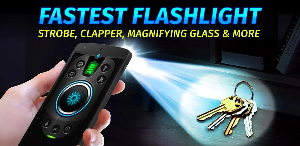 Flashlight: Torch Light app cover art for Android