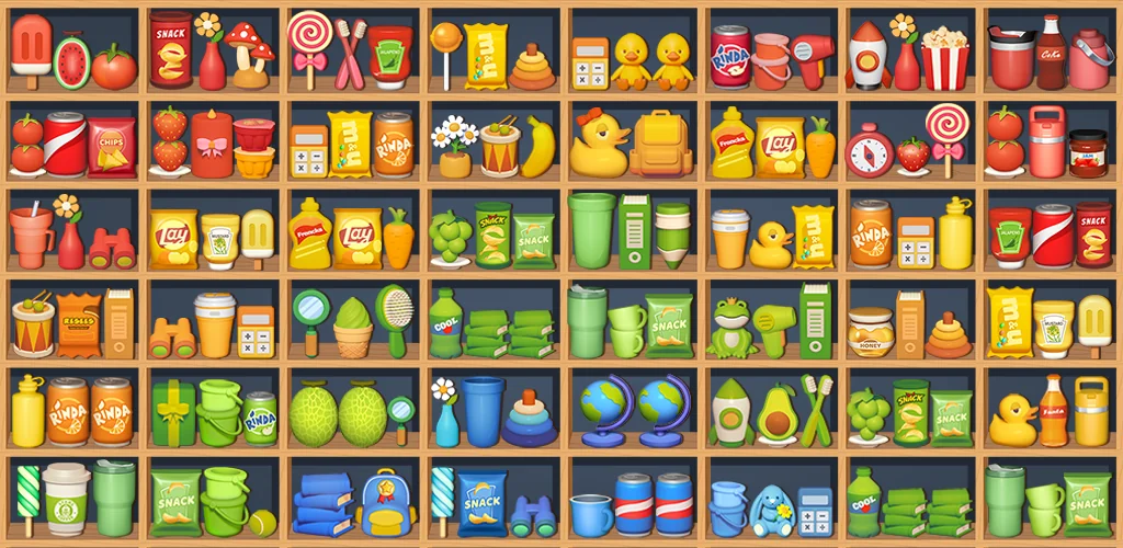 android용 상품 정렬: 매치 3 퍼즐 - Goods Sorting 게임 커버 아트