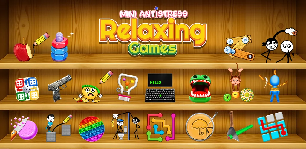 Mini Antistress Relaxing Games 游戏 Android 封面艺术