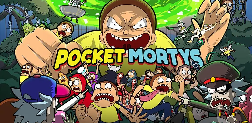 Rick and Morty: Pocket Mortys game cover art for Android