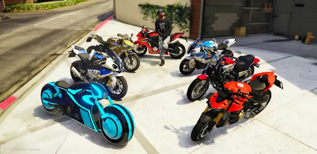 Real Motocycle Driving játszma, meccs borítókép Androidhoz