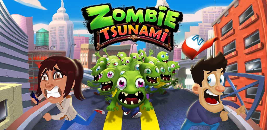 Zombie Tsunami игра обложка для Android