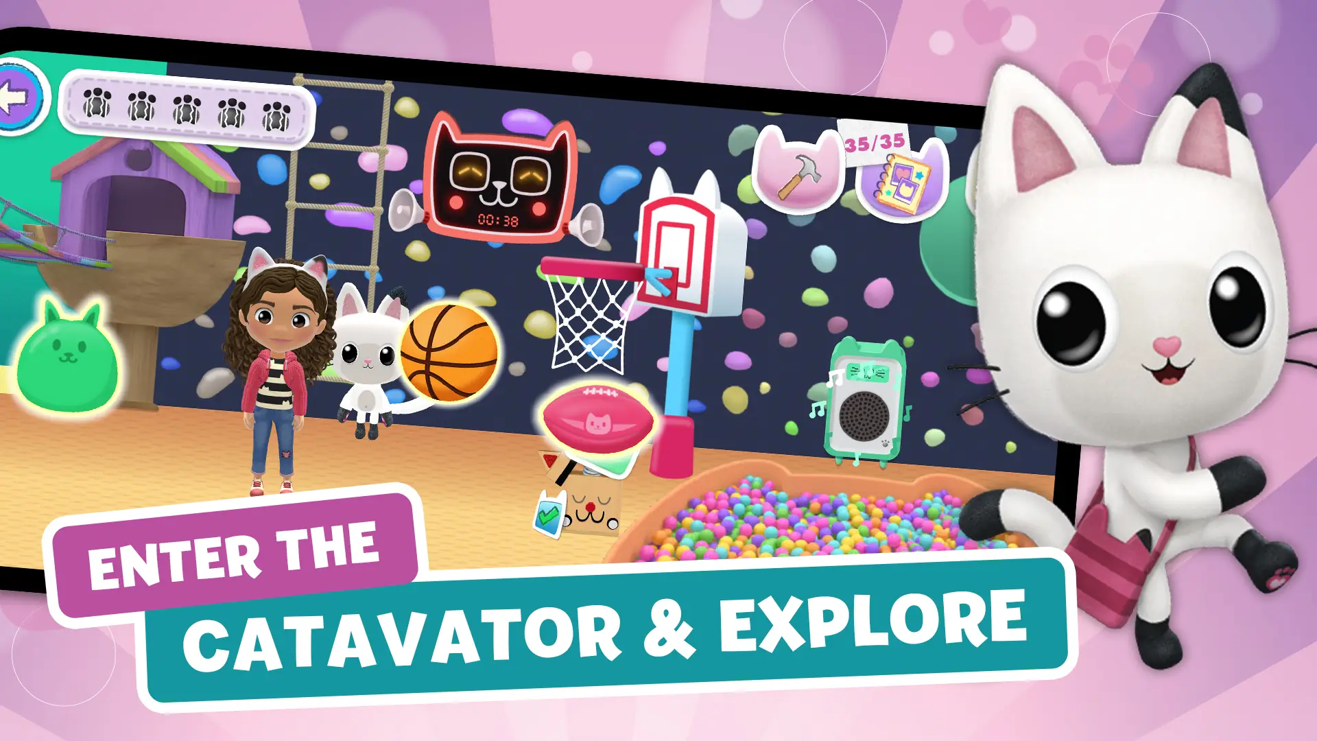 Скріншот Gabbys Dollhouse: Games & Cats 5