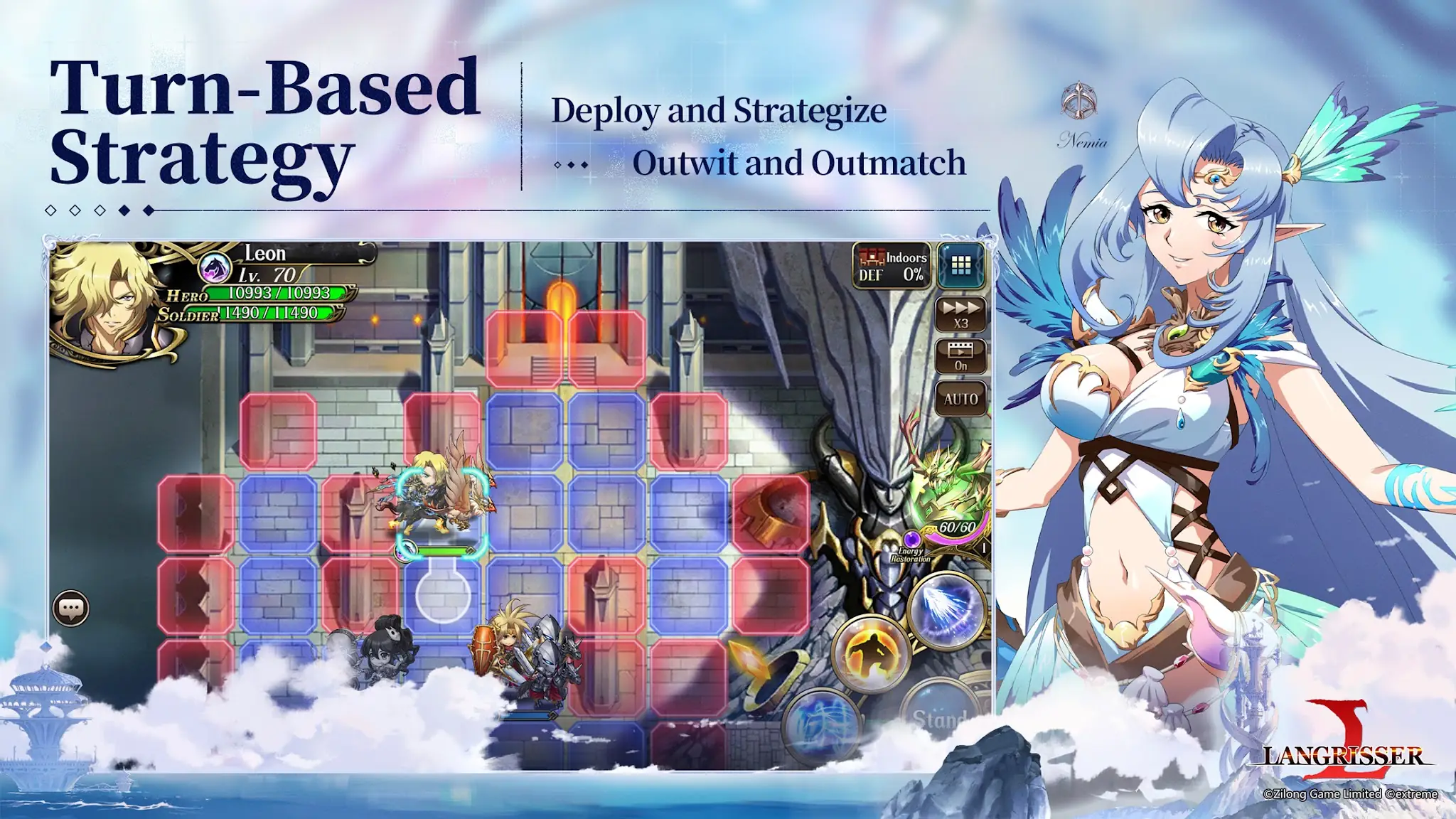 Снимка на екрана Langrisser 3